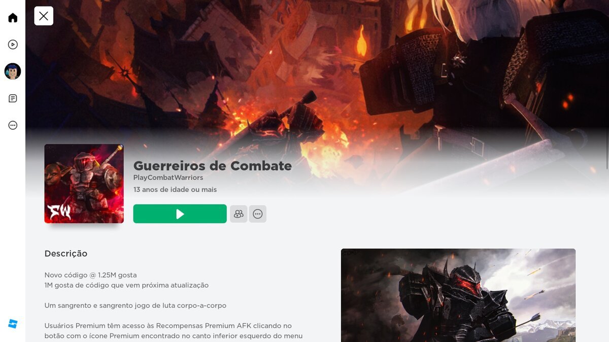 Códigos Guerreiros de Combate (Combat Warriors) [Novembro 2024]